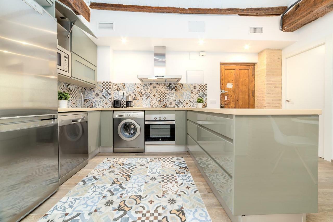 バレンシアFlorit Flats - Cathedral Luxury Terrace Flat 2Br 2Ba Ac Wifiアパートメント エクステリア 写真