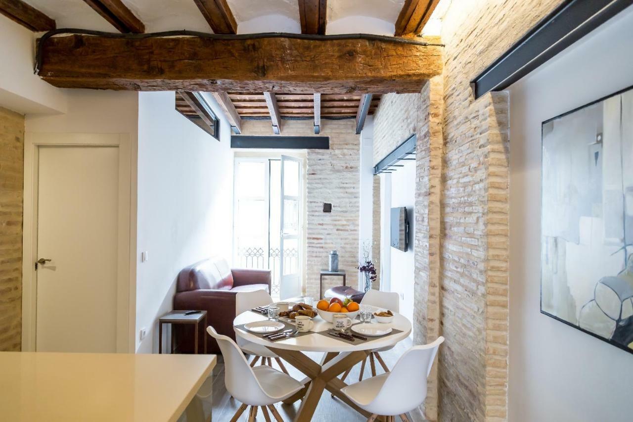 バレンシアFlorit Flats - Cathedral Luxury Terrace Flat 2Br 2Ba Ac Wifiアパートメント エクステリア 写真