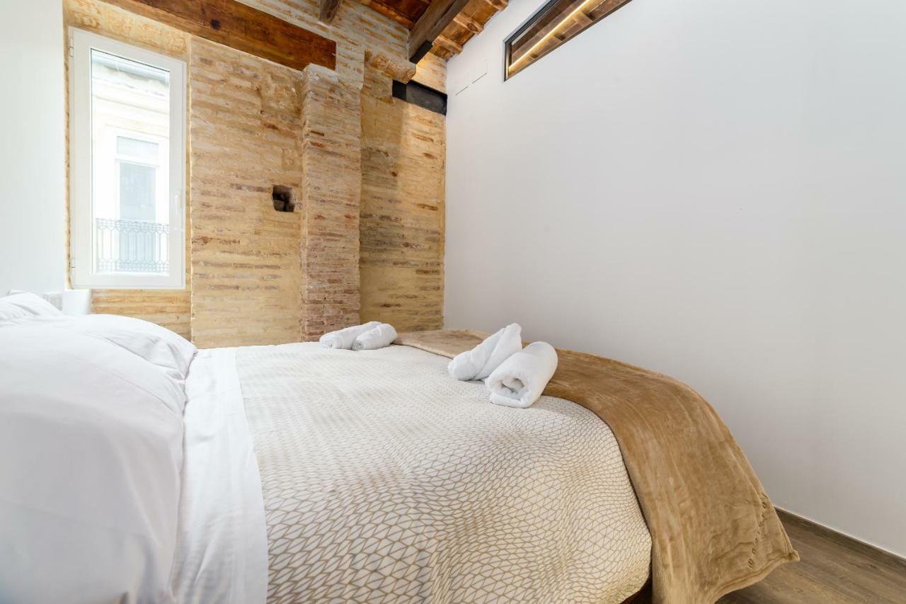 バレンシアFlorit Flats - Cathedral Luxury Terrace Flat 2Br 2Ba Ac Wifiアパートメント エクステリア 写真